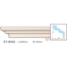 Карниз с гладким профилем Vip decor ET-8549