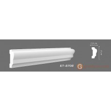 Молдинг с гладким профилем Vip decor ET-8708 (VT-708)